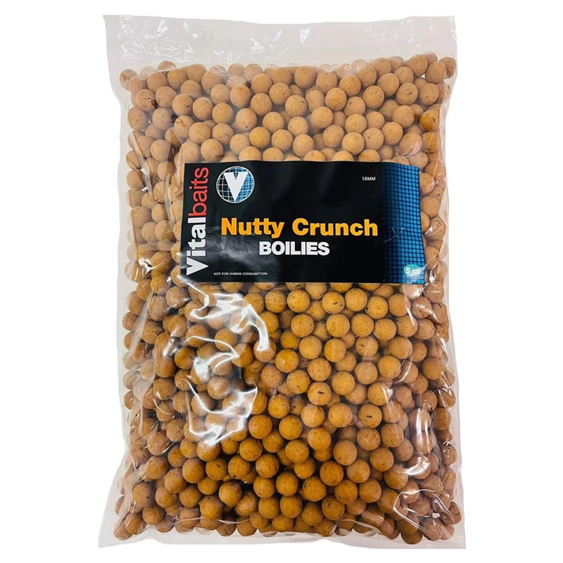 Vital Baits Boilies Nutty Crunch 5kg 1 Vital Baits Boilies Nutty Crunch 5kg