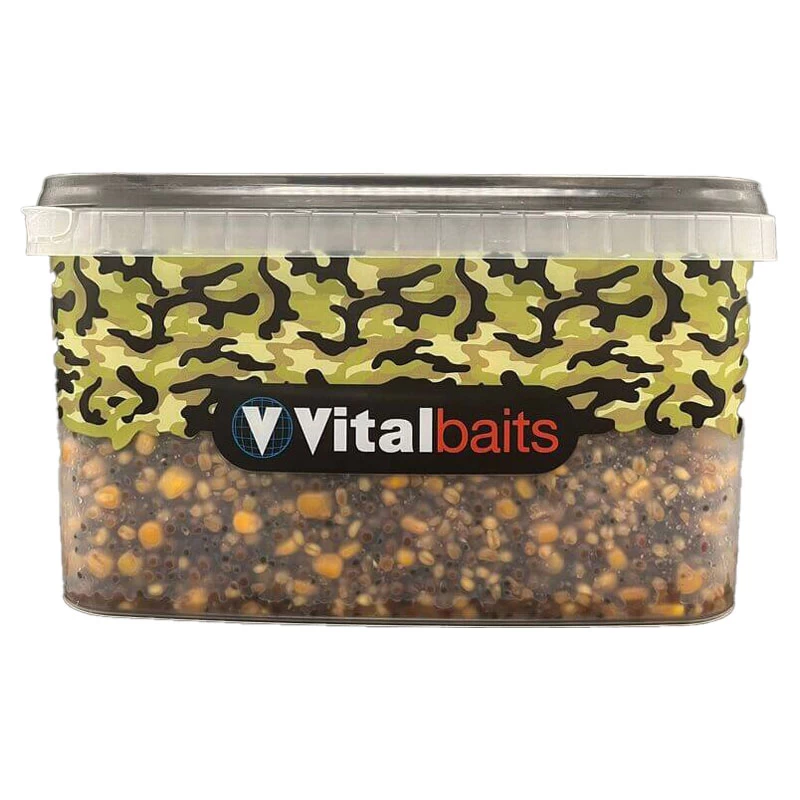 Vital Baits Prepared Particles Mix Bucket 3kg 1 Vital Baits Prepared Particles Mix Bucket 3kg
