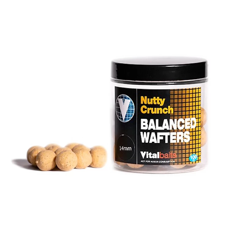 Vital Baits Nutty Crunch Wafters 100g 1 Vital Baits Nutty Crunch Wafters 100g
