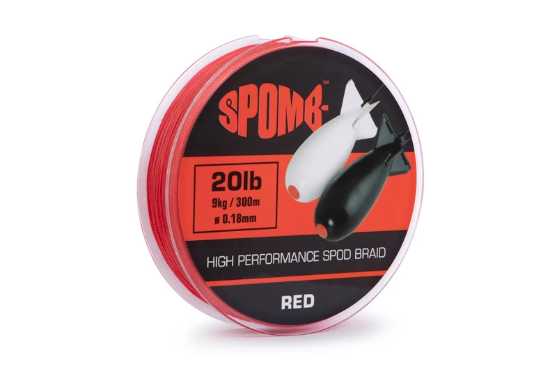 Spomb Braid 300m 9kg/20lb 0.18mm Red 2 Spomb Braid 300m 9kg/20lb 0.18mm Red – Bild 2