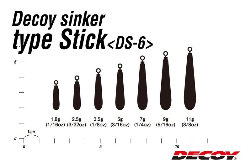 Decoy DS-6 Sinker Type Stick 4 Decoy DS-6 Sinker Type Stick – Bild 4