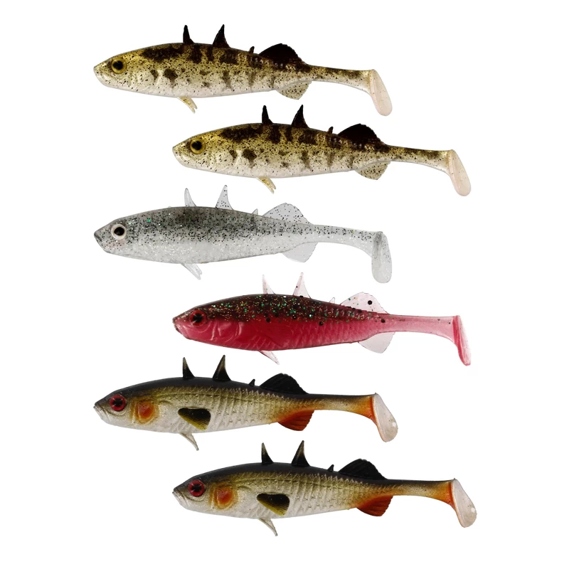 Westin Stanley The Stickleback Shadtail 5,5cm 1,5g Clear Water Mix (6-pack) 1 Westin Stanley The Stickleback Shadtail 5,5cm 1,5g Clear Water Mix (6-pack)