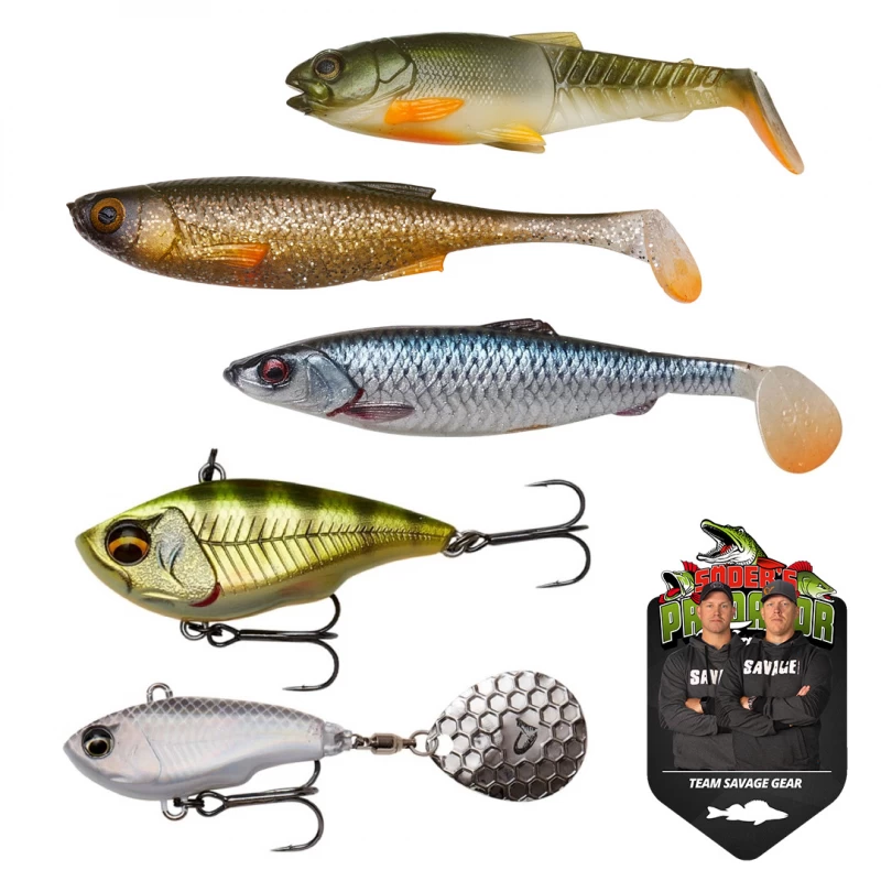 Team Savage Gear PredatorFight Bait Kit Zander 1 Team Savage Gear PredatorFight Bait Kit Zander
