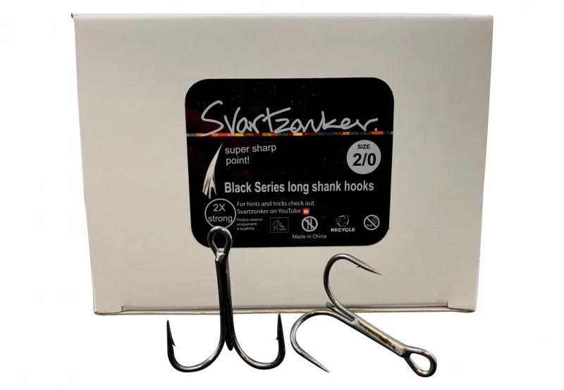 Svartzonker Black Series Long Shank Hooks 2 Svartzonker Black Series Long Shank Hooks – Bild 2
